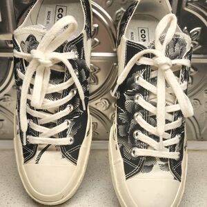 Women's Converse Rare Porcelain Peony Black Floral:
